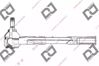 Наконечник поперечной рулевой тяги DJ PARTS DE1143